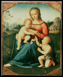 Madonna und Kind mit Johannes dem Täufer